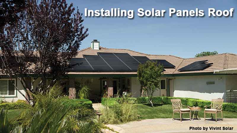 Installing Solar Panels Roof